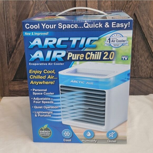Arctic Air Pure Chill 2.0 Evaporative Air Cooler Air Conditioner Cooling - Picture 1 of 6